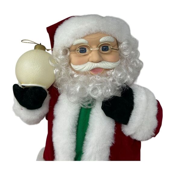 Mr Mrs Claus Light Up Musical Play Music Christmas Figures Holiday Decor Set Vtg - Picture 11 of 16